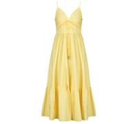 Robe courte femmes MICHAEL Michael Kors POPLIN MIDI DRESS Jaune EU M