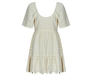 Robe courte femmes Rip Curl SAN CARLOS LA JOYA S/S MINI Beige EU L