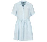 Robe courte femmes Tommy Hilfiger ESS LINEN SHORT SS DRESS Bleu EU M