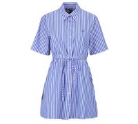 Robe courte femmes Tommy Jeans TJW MINI STRIPE SHIRT DRESS Bleu EU S