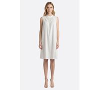 Robe courte fluide blanche à col drapé - Taille unique