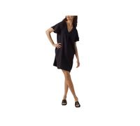 Robe courte fluide col v NATALI Noir S