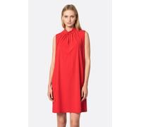 Robe courte fluide rouge à col drapé - Taille unique