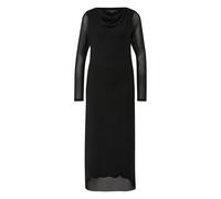 Robe courte fourreau en coton mélangé col V femme COMMA Noir 40