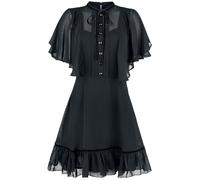 Robe courte Gothic de Hell Bunny - Robe Imperia - XS à 4XL - pour Femme - noir XS