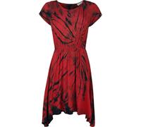Robe courte Gothic de Innocent - Robe Erato - S à 4XL - pour Femme - rouge/noir 3XL