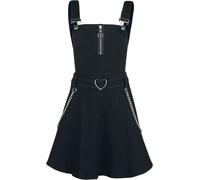 Robe courte Gothic de Jawbreaker - Robe Salopette Love Me Right - S à XXL - pour Femme - noir L