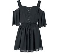 Robe courte Gothic de Poizen Industries - Robe Catastrophe - XS à 4XL - pour Femme - noir 4XL