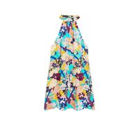 Robe courte imprimÃ©e sans manches femme Superdry Bleu L