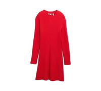 Robe courte manches longues côtelé femme Tom Tailor Denim Rouge S