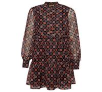 Robe courte manches longues et volants femme Superdry Multicolore M
