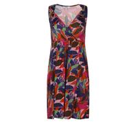 MORGAN Femme Robe Courte en Maille Bretelles Larges col Effet Cache cœur 241-RADOV/MULTICO/36