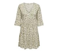 Robe Courte Motif Imprimée Manches 3/4 Femme Jdy