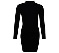 Superdry Backless Bodycon Long Sleeve Short Dress Noir L Femme