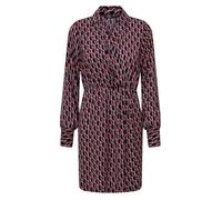 Robe courte - Only - Rouge - Manches longues - Col cache-coeur - Coupe droite M