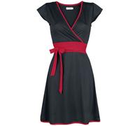 Robe courte Rockabilly de Innocent - Robe Hana - S à XL - pour Femme - noir/rouge M