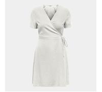 Robe courte unie à coupe portefeuille Femme ONLY S