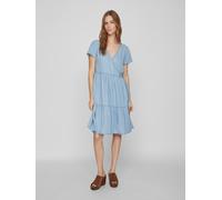 Robe croisée à manches courtes mini à genoux avec ceinture VILA ONLCARLY NOUVEAU