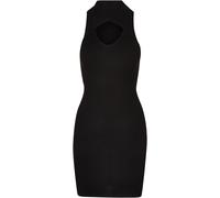 Robe Cut-Out Urban Classics Sans Manches Midi Slim Fit Terracotta/Noir