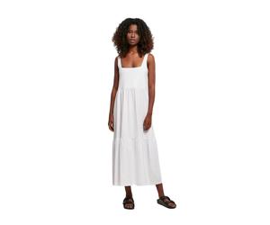 Robe d'Ã©tÃ© 7/8 femme grandes tailles Urban Classics Valance Blanc 2XL