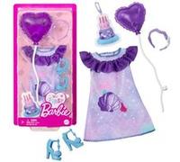 Robe d'Anniversaire - MATTEL - My First Barbie - Vêtements Colorés - Taille 34 cm - Pour Fille Violet