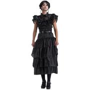 Déguisement Mercredi Addams Robe De Bal Fille Noir