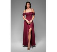 Robe de Bal - Ombre - Pour Femme - Bordeaux XS