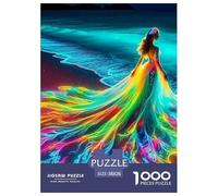 Robe de beauté 1000 Pièces Puzzle pour Adultes Jeu Stimulant Divertissement Apaisant Cultiver l'esprit D'équipe pour Toute La Famille, Cadeaux pour Femmes, Cadeaux pour Hommes 38x26cm/1000pcs