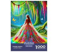 Robe de beauté 1000 Pièces Robe Art Puzzle Adulte Un Puzzle Difficile Jeu De Puzzle pour Toute La Famille Enfants Décoration De La Maison 70x50cm/1000pcs