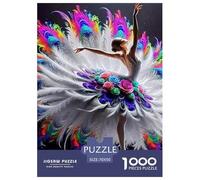 Robe de beauté Puzzle Adulte Original Coloré Superbe Robe Cadeau Jouet Coloré De Décoration Familiale Jeux De Puzzle pour Toute La Famille 70x50cm/1000pcs