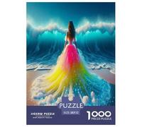 Robe de beauté Puzzle De 1000 Pièces pour Belle Danse Adultes Et Enfants Décoration Murale Classique Et Activité Originale Jeu Éducatif Jouets Défi 52x38cm/1000pcs
