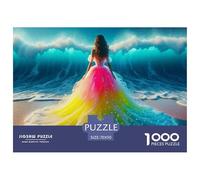 Robe de beauté Puzzle pour Adultes De Qualité Supérieure Superbe Robe Jeu Éducatif Défi Jouets De Décoration Familiale Jeux De Puzzle pour Toute La Famille 70x50cm/1000pcs
