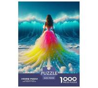 Robe de beauté Puzzle pour Adultes Original Coloré Superbe Robe Jeu Éducatif Défi Jouets Décoration Moderne Jeux De Puzzle pour Toute La Famille 70x50cm/1000pcs
