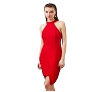 Robe de ceremonie - de cocktail - de mariage Trendyol - TPRAW19BB0007 - Mini Robe Moulante Reguliere Femme S