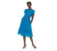 Robe de ceremonie - de cocktail - de mariage Trendyol - TWOSS20EL0983 - Robe Mi-Longue Trapeze Femme XXL