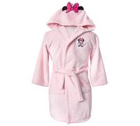 Robe De Chambre Brodée À Capuche, Disney Minnie Love Rose 6/8A