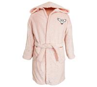 Harry Potter HEDWIGE Robe de Chambre Enfant | 100% Polyester | Oeko-TEX | Taille 10/12 Ans | Brodée Fille | Rose Clair