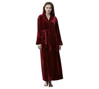 Robe De Chambre Femme Chaude - Pyjama Une Pièce - Peignoir avec/san Capuche Chic Tendance - Peignoirs De Bain Longue/Courte - Peignoir Chaude - Peignoir De Bain Automne Hiver - Robe Chambre