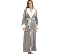 Robe De Chambre Femme Grande Taille, Sortie De Bain Femme Eponge, Peignoir Long Femme Microfibre, Tête De Nuit En Flanelle Peignoirs De Coton, Adultes Onesie Pyjamas, Vêtements De Nuit for Femmes