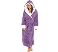 Robe De Chambre Femme Polaire Peignoir Femme Fermeture Eclair Pijamas Femme Hiver Grandes Tailles Détente Peignoir Court/long Hiver Chaud Vêtements De Nuit De Maison Pour Femme