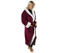 Robe de chambre polaire prune - S/M