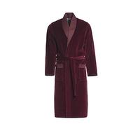Robe de chambre pour hommes Revise RE-101 - Velours - Rouge bordeaux- L