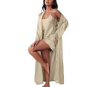 Robe De Chambre Très Longue Femme Pyjama Adulte Long Beau Original Matelassée Gorge Ancienne Princesse Transparente Integral Bretelle Grandes Moumoute sur Liquettes Coquin Elle Rabat