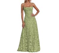 Robe de Cocktail pour Femme Maxi Robe Sexy à Épaules Dénudées Robes Longue Chic et Elégant Robes Vintage A-Line Swing à Plis pour Fête Soirée Bal Cérémonie Mariage Invité
