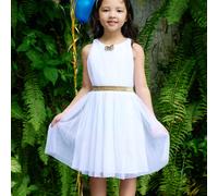 Robe de cortège et pour hepburn blanche or 3/4A