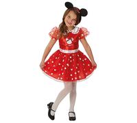 Robe de costume Minnie Mouse de Disney pour enfants - déguisement classique de
