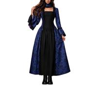 Robe de cour médiévale pour femme - Costume de cosplay | Robe de cour, style médiéval, parfaite pour les fêtes à thème et les événements d'Halloween et de cosplay