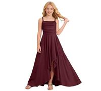 Robe de fête pour Filles avec Jupe à Volants étagée et Corsage croisé sans Bretelles Parfaite pour soirée Anniversaire boum ou cérémonie 3-12 Ans Lavage à la Main Saison Estivale 512
