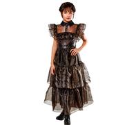 Robe De Fille Rave’n Du Mercredi Famille Addams Costume Licencié Pour Enfants