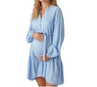 Robe de Grossesse Bleu Femme Mamalicious Mercy L